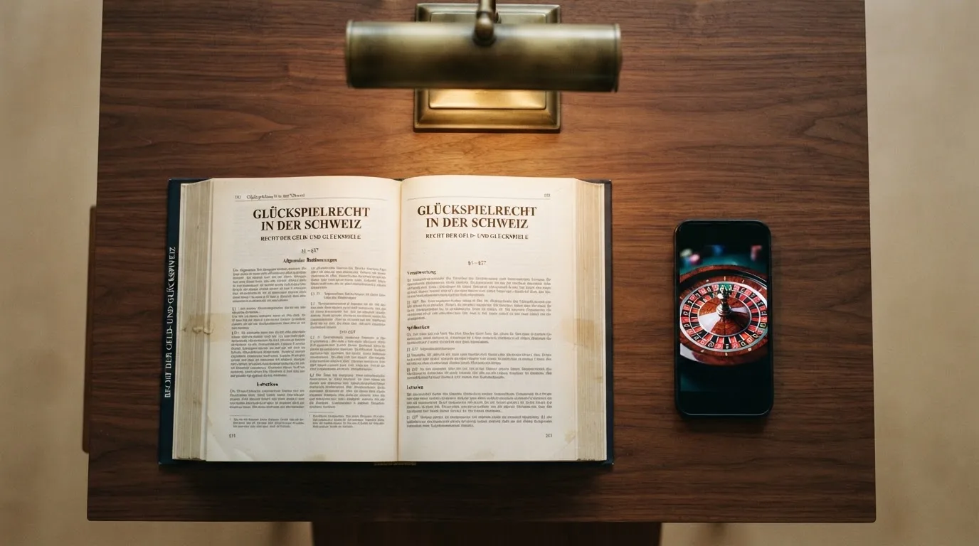 Amtliches Schreiben mit Stempel auf einem Schreibtisch neben einem Gesetzbuch — beste online casino mit banküberweisung bezahlen