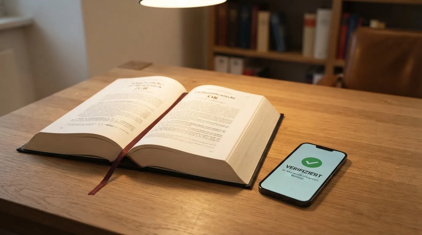 Amtliches Schreiben mit Stempel auf einem Schreibtisch neben einem Gesetzbuch — beste online casino mit cashtocode bezahlen